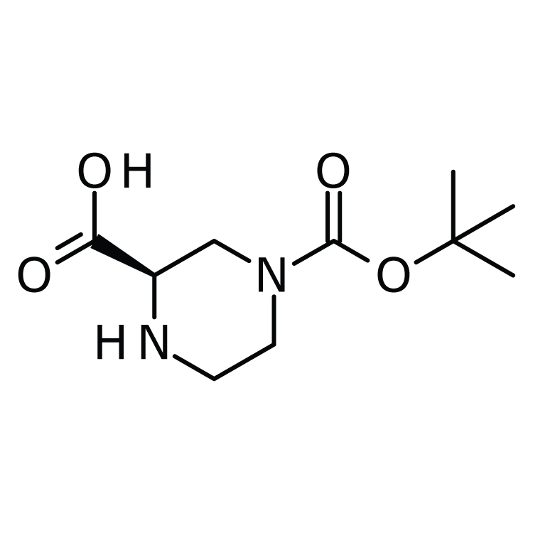 Structure of 192330-11-3 | (R)-4-N-Boc-piperazine-2-carboxylic acid