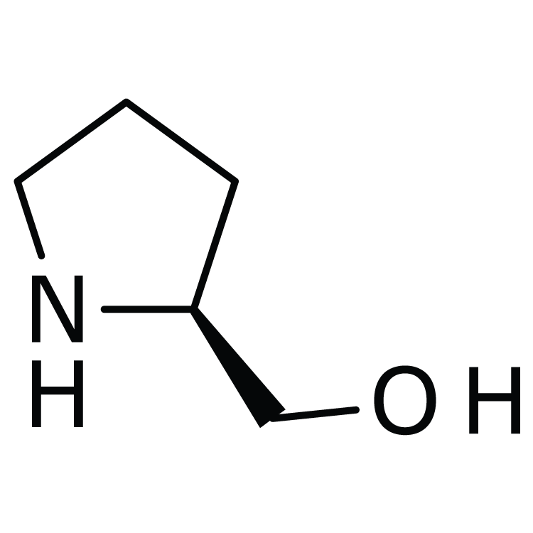 Structure of 23356-96-9 | (S)-(+)-Prolinol