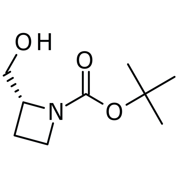 Structure of 161511-90-6 | (R)-1-BOC-2-azetidinemethanol