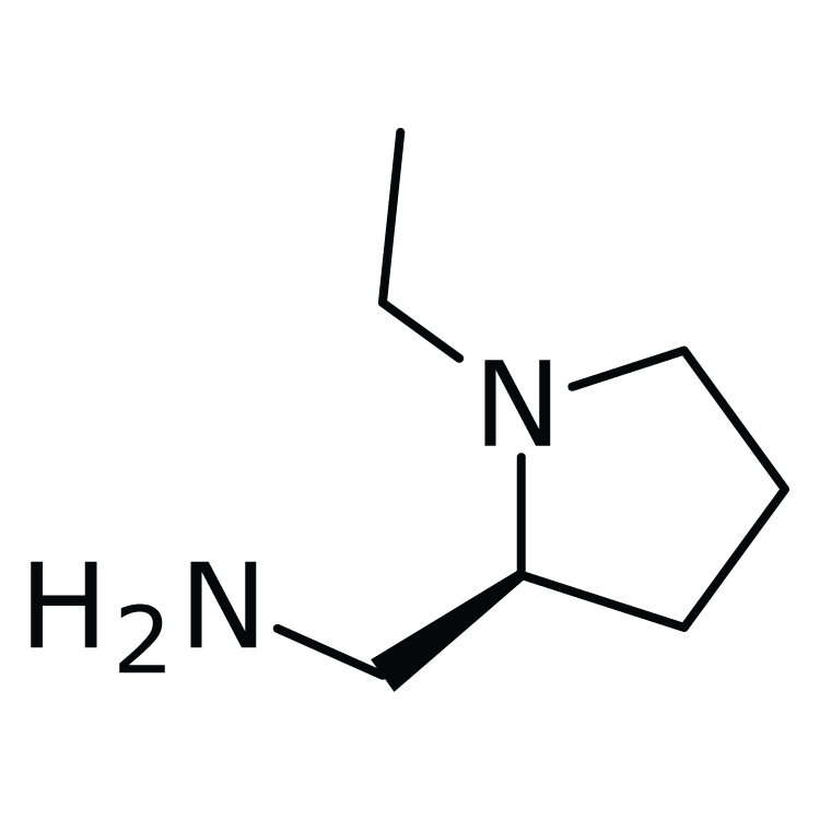 Structure of 22795-99-9 | (S)-(-)-2-Aminomethyl-1-ethylpyrrolidine