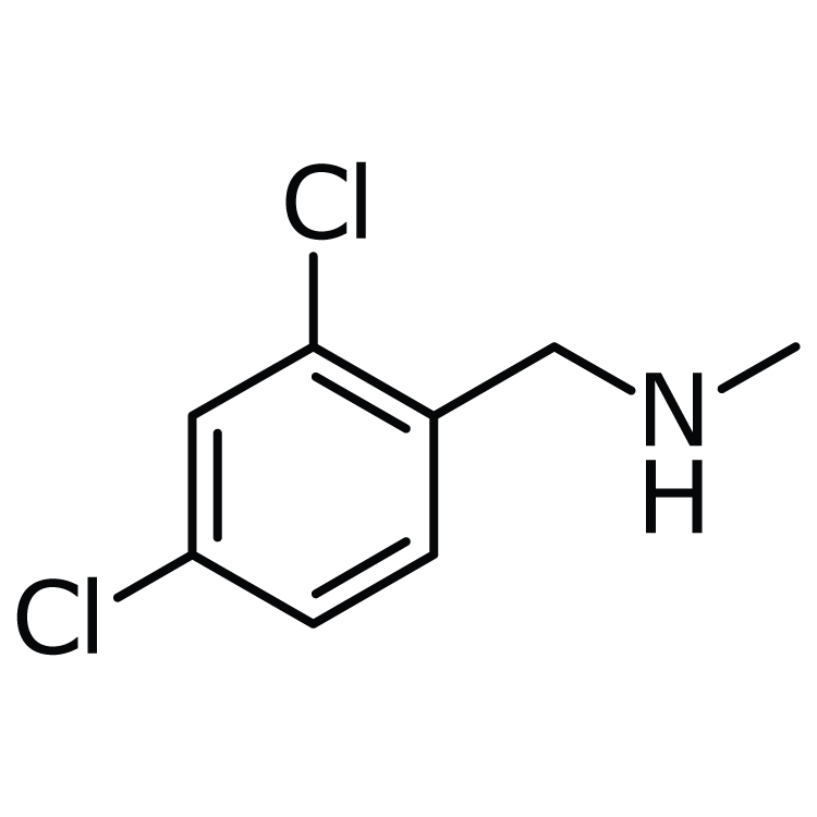 Structure of 5013-77-4 | (2,4-Dichlorophenyl)-N-methylmethanamine