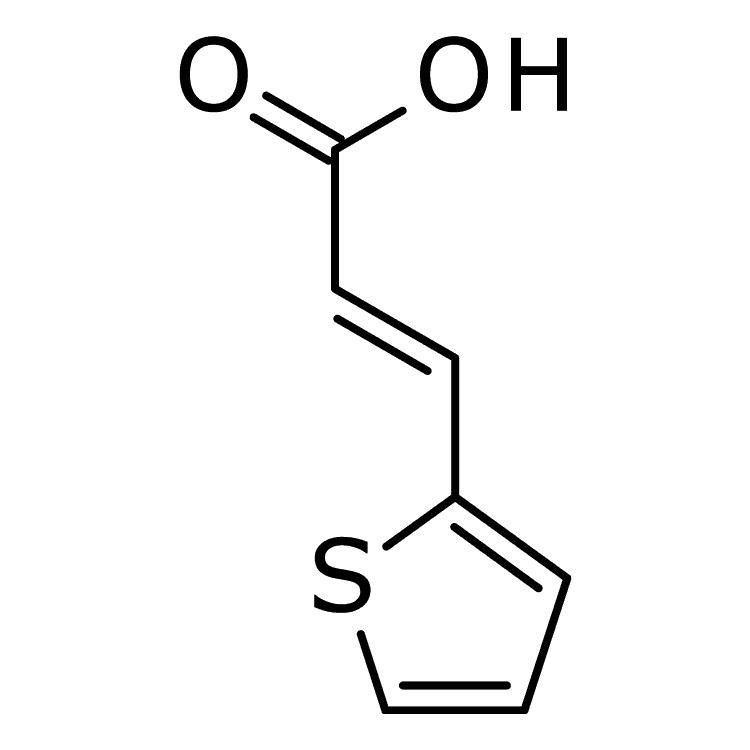 Structure of 15690-25-2 | (2E)-3-(thiophen-2-yl)prop-2-enoic acid
