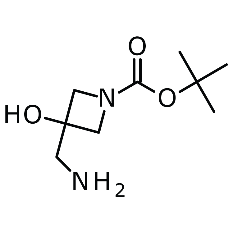 Structure of 1008526-71-3 | 1-Boc-3-hydroxy-3-(aminomethyl)azetidine
