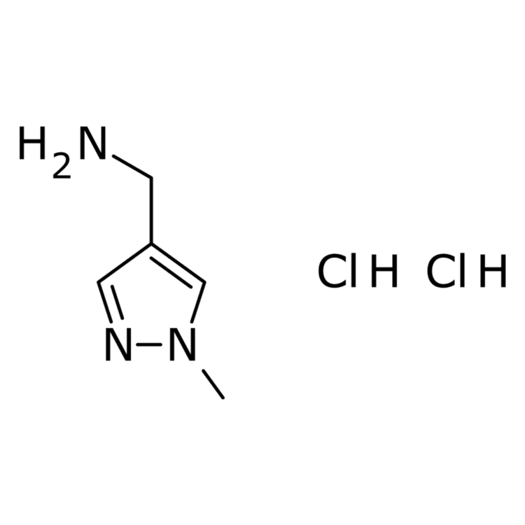 Structure of 1185299-72-2 | (1-methyl-1H-pyrazol-4-yl)methanamine dihydrochloride