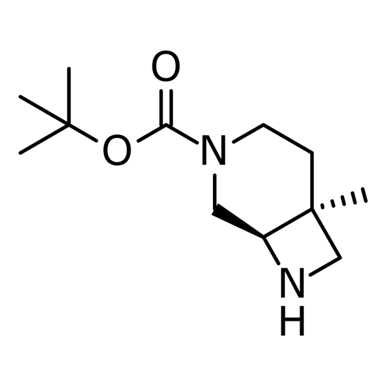 Structure of 1250994-80-9 | (1r,6s)-rel-3-boc-6-methyl-3,8-diazabicyclo[4.2.0]octane