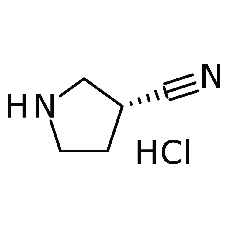 Structure of 1153950-54-9 | (R)-Pyrrolidine-3-carbonitrile hydrochloride