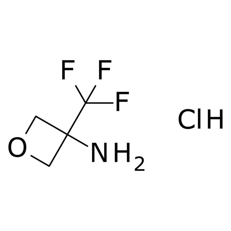 Structure of 1268883-21-1 | 3-(trifluoromethyl)oxetan-3-amine hydrochloride
