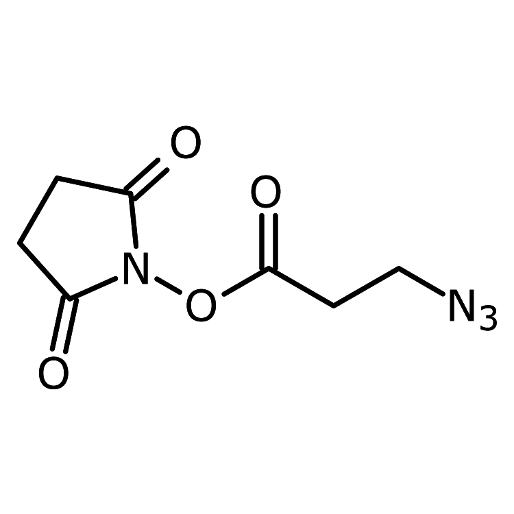 Structure of 850180-76-6 | (2,5-Dioxopyrrolidin-1-yl) 3-azidopropanoate