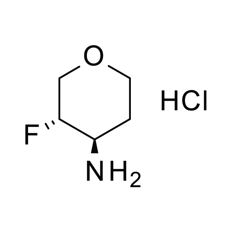 Structure of 1895912-85-2 | (3S,4R)-3-fluorooxan-4-amine hydrochloride