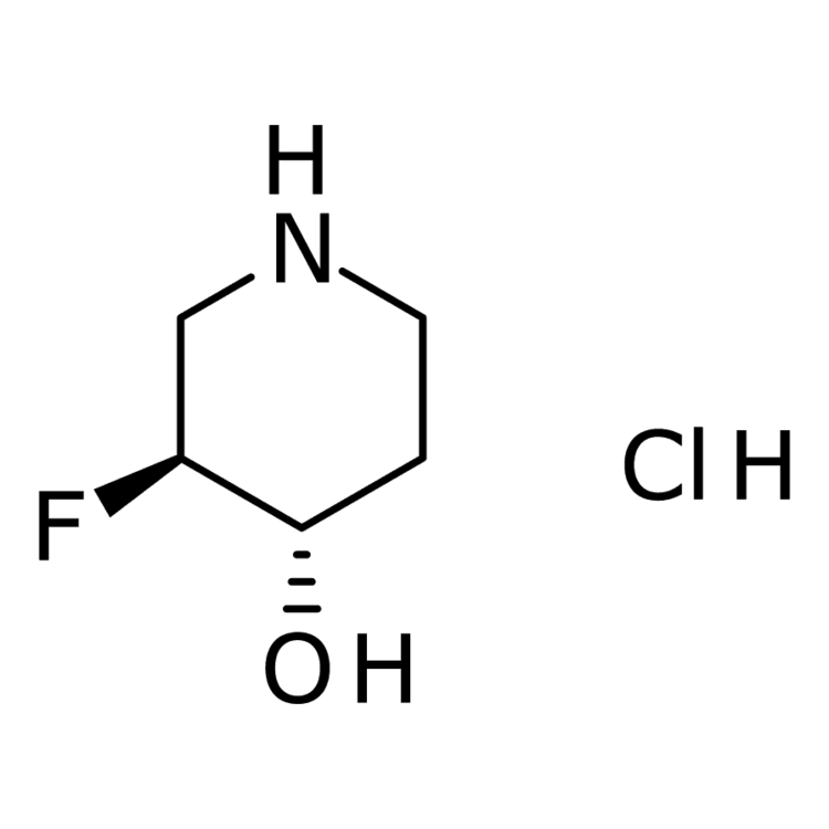 Structure of 1434126-98-3 | (3S,4S)-3-fluoropiperidin-4-ol hydrochloride