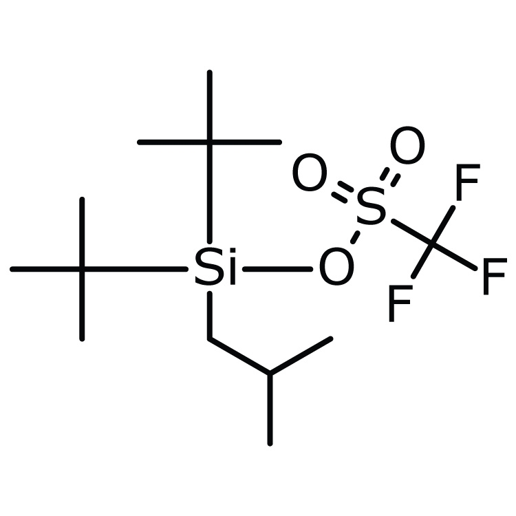 Structure of 1314639-86-5 | Di-tert-butylisobutylsilyl triflate