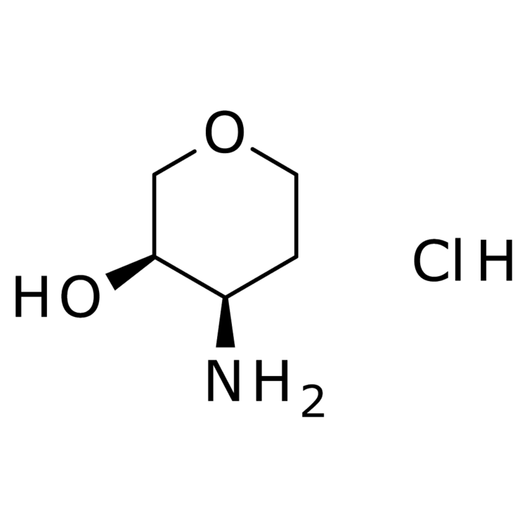 Structure of 1523530-38-2 | (3R,4R)-4-aminooxan-3-ol hydrochloride