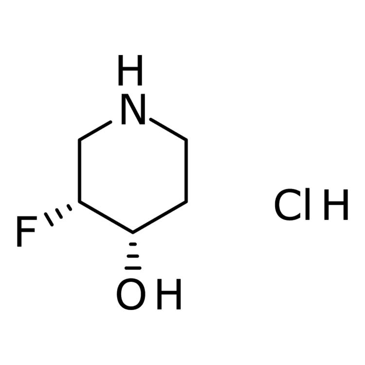 Structure of 1523530-55-3 | (3R,4S)-3-fluoropiperidin-4-ol hydrochloride