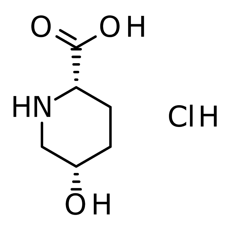 Structure of 154307-84-3 | (2s,5s)-5-hydroxypiperidine-2-carboxylic acid hydrochloride