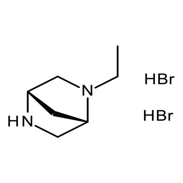 Structure of 1638744-69-0 | (1S,4S)-2-ethyl-2,5-diazabicyclo[2.2.1]heptane dihydrobromide