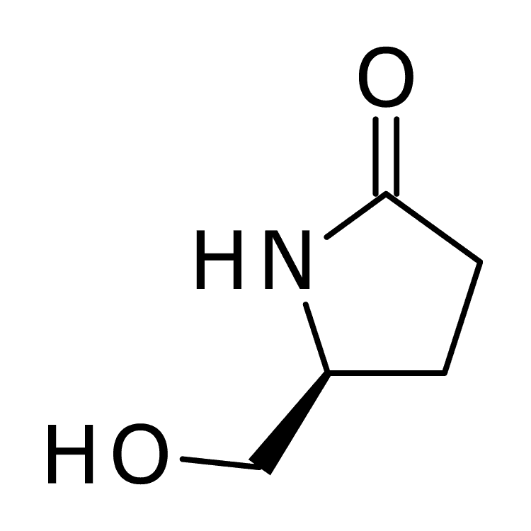 Structure of 17342-08-4 | (5S)-5-(hydroxymethyl)pyrrolidin-2-one