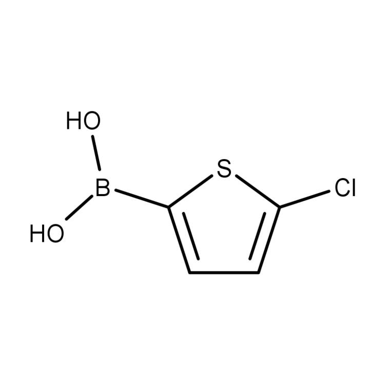 Structure of 162607-18-3 | (5-Chlorothiophen-2-yl)boronic acid