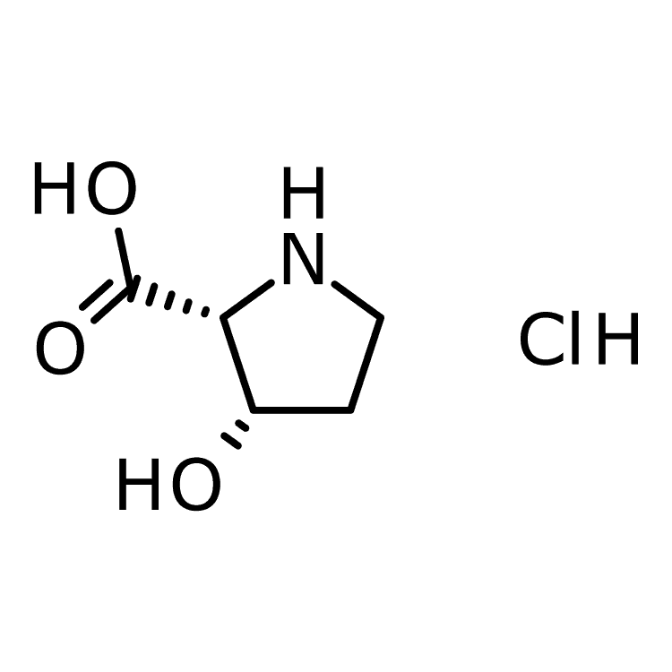 Structure of 468061-05-4 | (2r,3s)-3-hydroxypyrrolidine-2-carboxylic acid hydrochloride