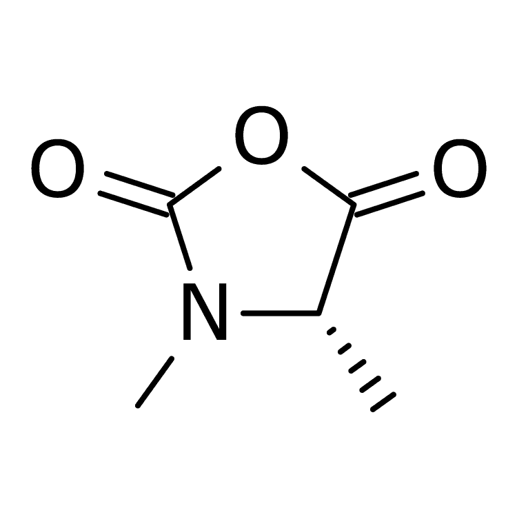 Structure of 58311-53-8 | (4S)-3,4-dimethyl-1,3-oxazolidine-2,5-dione