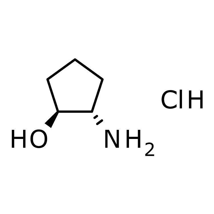 Structure of 68327-04-8 | (1S,2S)-2-aminocyclopentan-1-ol hydrochloride