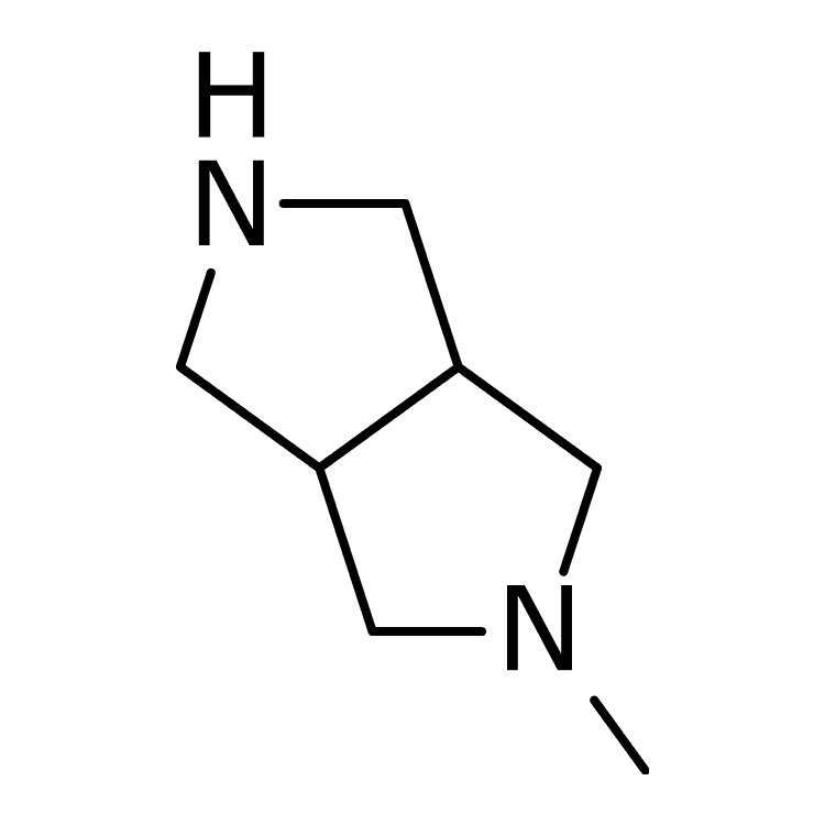 Structure of 86732-28-7 | 2-methyloctahydropyrrolo[3,4-c]pyrrole