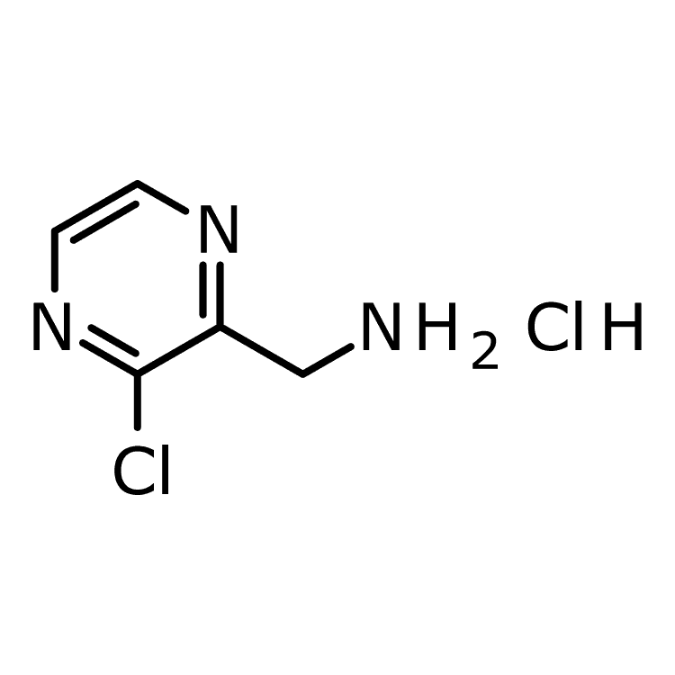 Structure of 939412-86-9 | (3-chloropyrazin-2-yl)methanamine hydrochloride