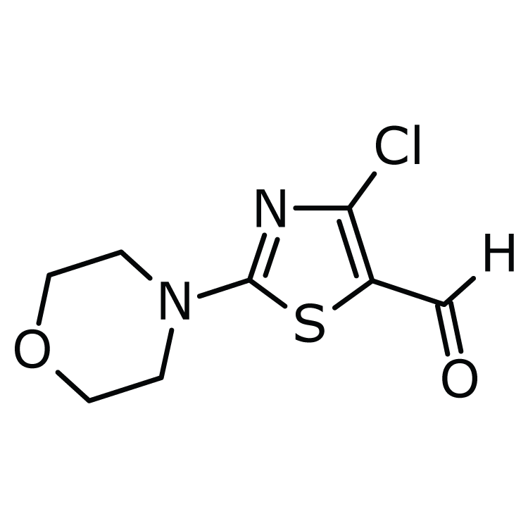 Structure of 129880-84-8 | 4-Chloro-2-morpholin-1yl-thiazole-5-carboxaldehyde