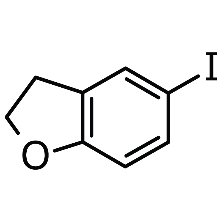 Structure of 132464-84-7 | 5-Iodo-2,3-dihydrobenzofuran