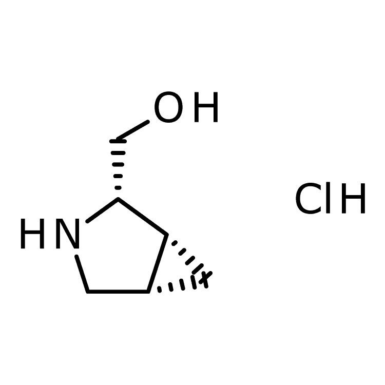 Structure of 1788041-43-9 | (1r,2s,5s)-rel-3-azabicyclo[3.1.0]hexane-2-methanol hydrochloride