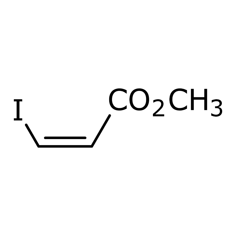 Structure of 6214-23-9 | (Z)-3-Iodopropenoic acid methyl ester 95/5 Z/E