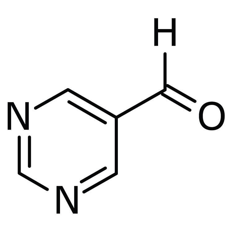 Structure of 10070-92-5 | Pyrimidine-5-carboxaldehyde