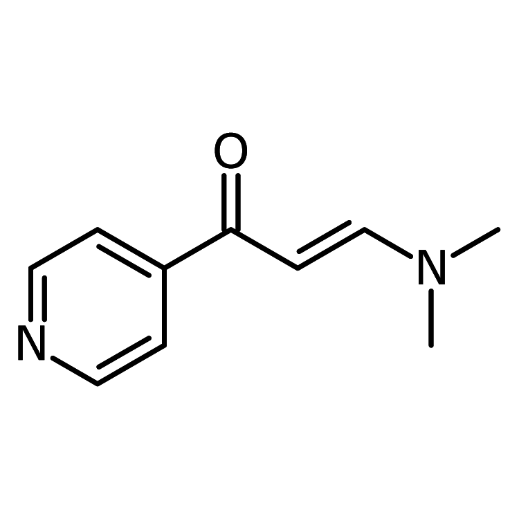 Structure of 123367-27-1 | (E)-3-(dimethylamino)-1-(pyridin-4-yl)prop-2-en-1-one