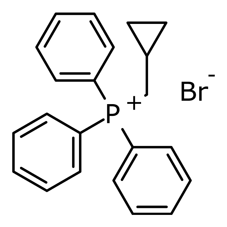 Structure of 14799-82-7 | (Cyclopropylmethyl)triphenylphosphonium bromide