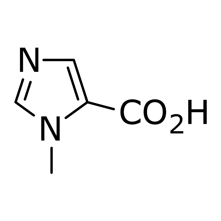 Structure of 41806-40-0 | 1-Methyl-1H-imidazole-5-carboxylic acid