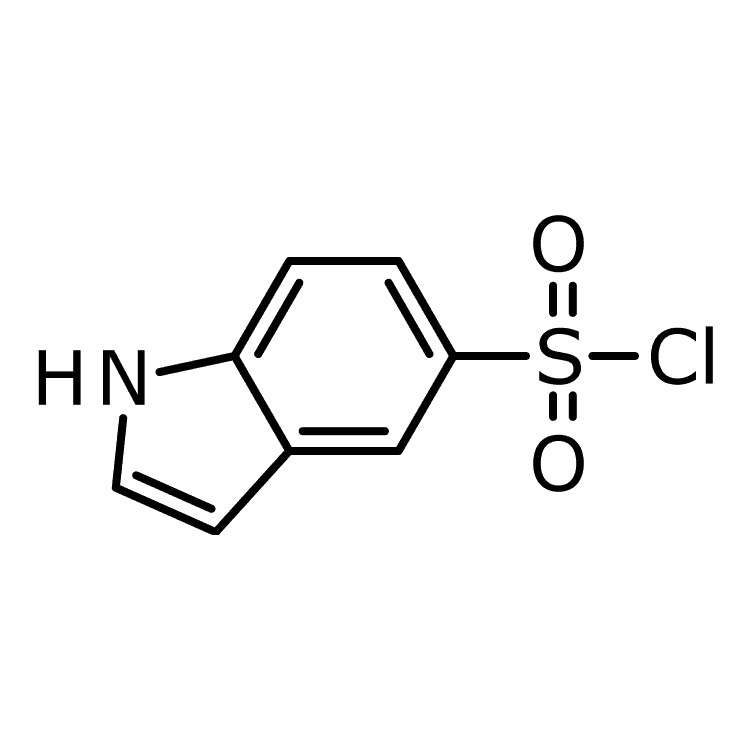 Structure of 1094209-33-2 | 1H-Indole-5-sulfonyl chloride