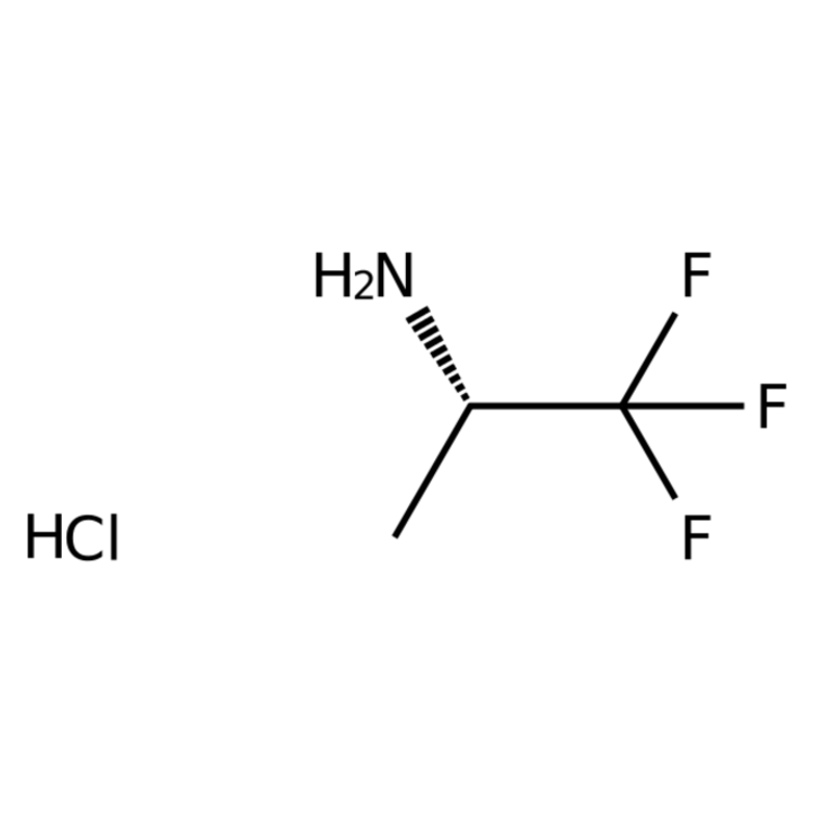 Structure of 125353-44-8 | (S)-1,1,1-Trifluoropropan-2-amine hydrochloride