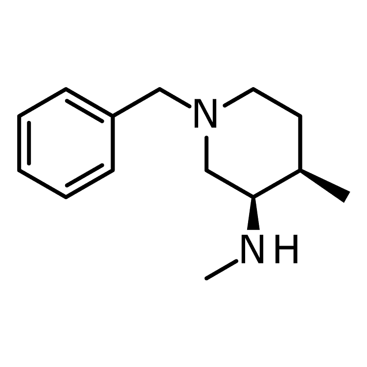Structure of 477600-70-7 | (3R,4R)-1-Benzyl-N,4-dimethylpiperidin-3-amine