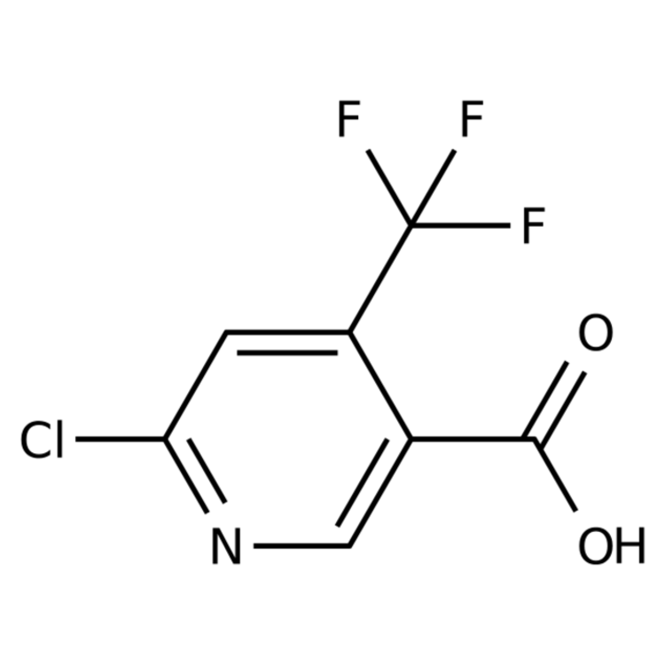 Structure of 261635-77-2 | 6-Chloro-4-(trifluoromethyl)nicotinic acid