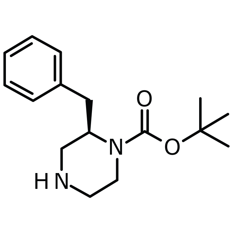 Structure of 947684-78-8 | (R)-1-BOC-2-Benzylpiperazine