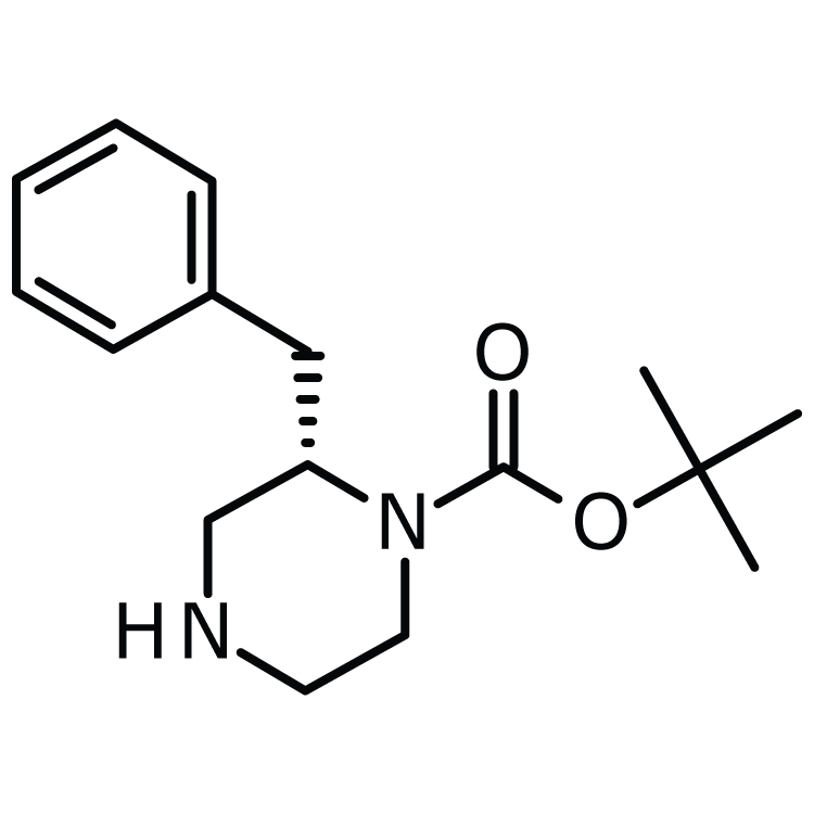 Structure of 169447-86-3 | (S)-1-BOC-2-Benzylpiperazine