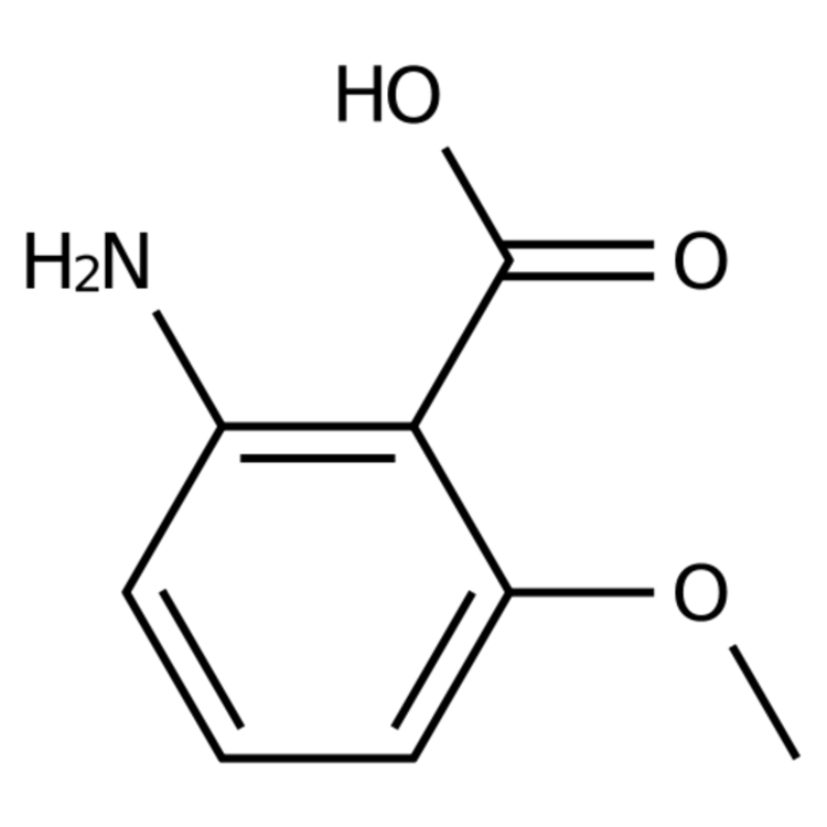 Structure of 53600-33-2 | 2-Amino-6-methoxybenzoic acid