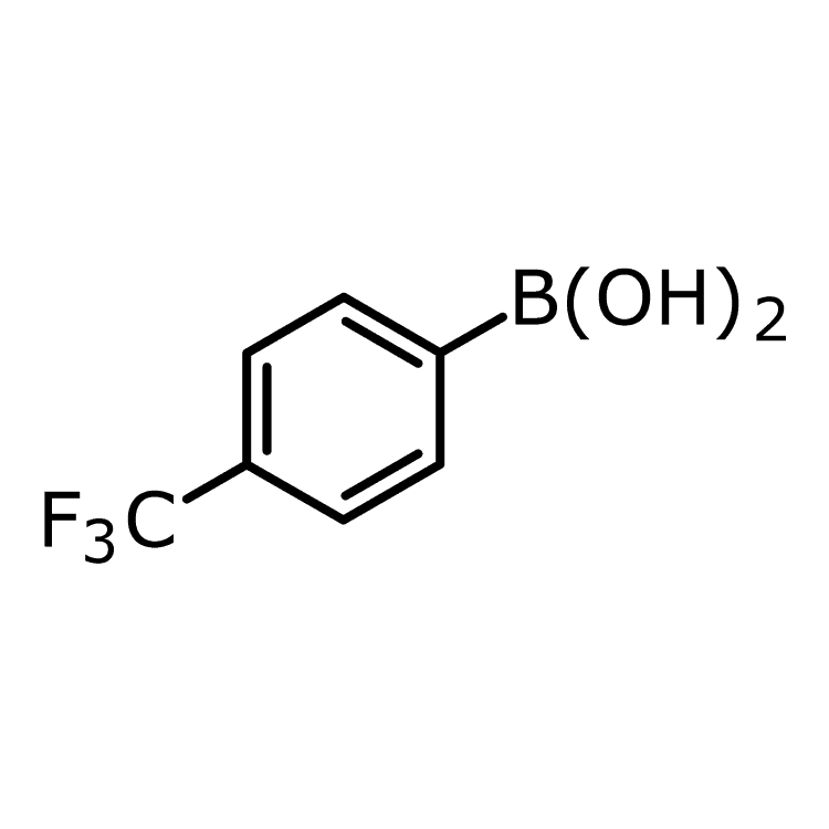 Structure of 128796-39-4 | (4-Trifluoromethylphenyl)boronic acid