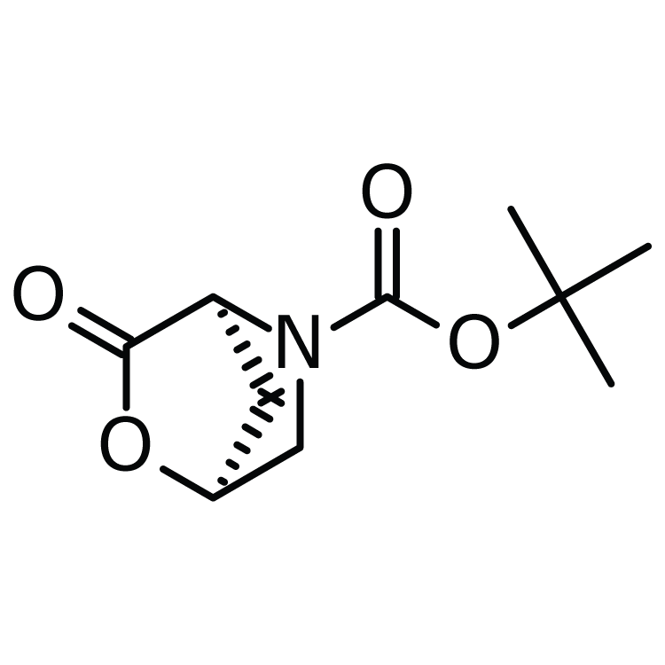Structure of 113775-22-7 | (1S,4S)-tert-Butyl-3-oxo-2-oxa-5-azabicyclo[2.2.1]heptane-5-carboxylate