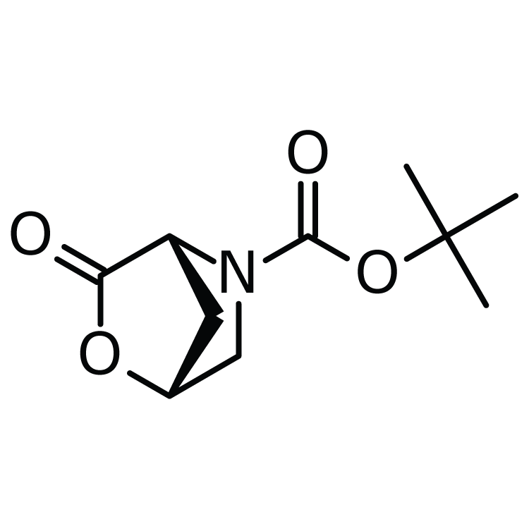 Structure of 848488-70-0 | (1R,4R)-tert-Butyl-3-oxo-2-oxa-5-azabicyclo[2.2.1]heptane-5-carboxylate