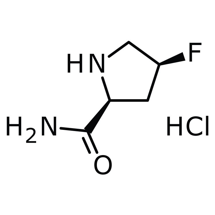 Structure of 426844-23-7 | (2S,4S)-4-Fluoropyrrolidine-2-carboxamide hydrochloride