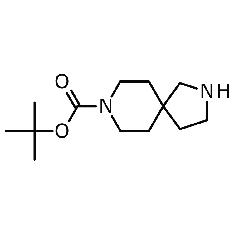 Structure of 236406-39-6 | 2,8-Diazaspiro[4.5]decane-8-carboxylic acid tert-butyl ester