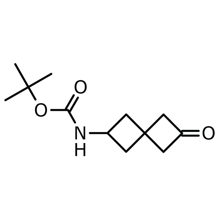 Structure of 1118786-86-9 | (6-Oxospiro[3.3]hept-2-yl)carbamic acid tert-butyl ester