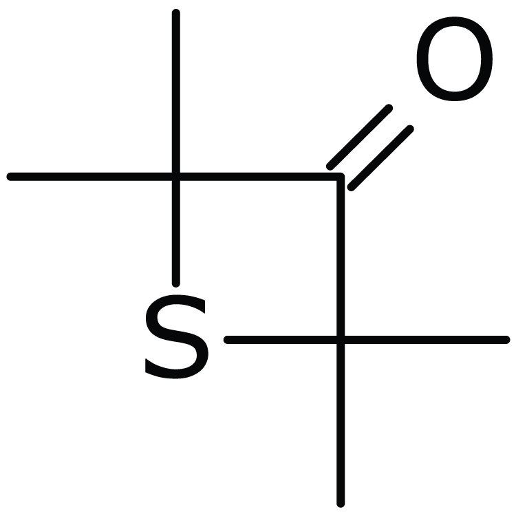 Structure of 58721-01-0 | 2,2,4,4-Tetramethylthietan-3-one