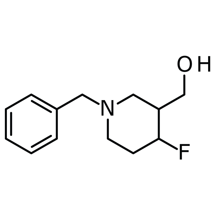 Structure of 1356338-80-1 | (1-Benzyl-4-fluoropiperidin-3-yl)methanol