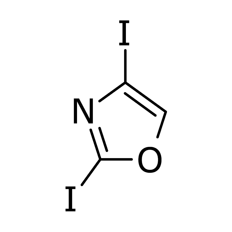 Structure of 1037597-73-1 | 2,4-Diiodooxazole